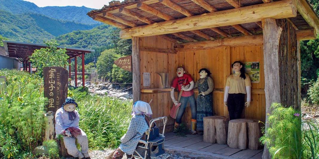 Bu köye gelenler gözlerine inanamıyor: Tüyler ürperten manzara! Hepsi yetişkin insan boyutlarında 36